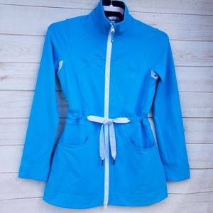 Lululemon Yohari jacket 6 Snorkel Blue refined